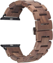 Load image into Gallery viewer, Natural sandalwood Apple watch strap
