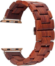 Load image into Gallery viewer, Natural sandalwood Apple watch strap