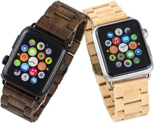 Load image into Gallery viewer, Natural sandalwood Apple watch strap