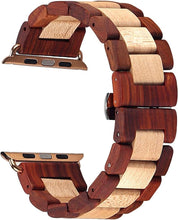 Load image into Gallery viewer, Natural sandalwood Apple watch strap