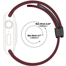 Load image into Gallery viewer, Silicone Magnetic Strap for Apple Watch