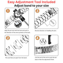 Load image into Gallery viewer, Titanium Stainless Steel Apple Watch Band