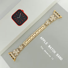 Load image into Gallery viewer, Tikband Stylish Clover Diamond Watch Band For Apple Watch