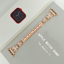 Load image into Gallery viewer, Tikband Stylish Clover Diamond Watch Band For Apple Watch
