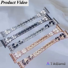 Load and play video in Gallery viewer, Tikband Four-Leaf Clover Watch Band For Apple Watch