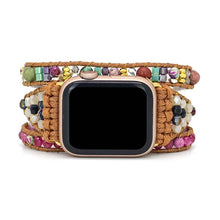 Load image into Gallery viewer, Healing Amethyst Protection Apple Watch Strap
