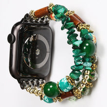 Load image into Gallery viewer, Boho Natural Stone Alloy Apple Watch Strap