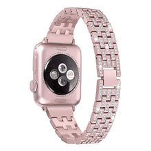 Load image into Gallery viewer, Pinstripe Diamond Apple Watch Band