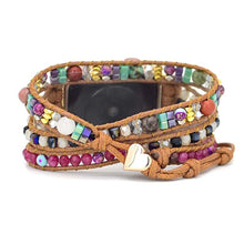 Load image into Gallery viewer, Healing Amethyst Protection Apple Watch Strap