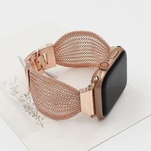 Load image into Gallery viewer, Metal Mesh Butterfly Strap For Apple Watch