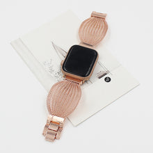 Load image into Gallery viewer, Metal Mesh Butterfly Strap For Apple Watch