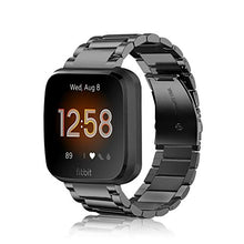 Load image into Gallery viewer, Solid Stainless Steel Metal Band Compatible with Fitbit Versa 2, Versa, Versa Lite Edition