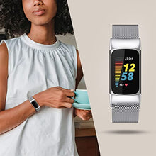 Load image into Gallery viewer, Stainless Steel Mesh Magnetic Strap Compatible with Fitbit Charge 5