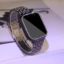 Load image into Gallery viewer, Pinstripe Diamond Apple Watch Band