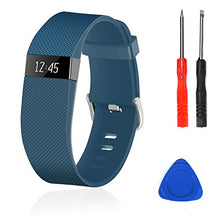 Load image into Gallery viewer, Compatible Bands Replacement for Fitbit Charge HR,Charge HR 1, with Metal Buckle Fitness Wristband Strap