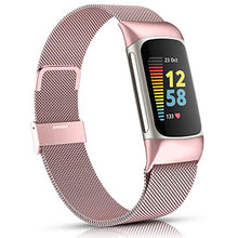 Load image into Gallery viewer, Stainless Steel Mesh Magnetic Strap Compatible with Fitbit Charge 5