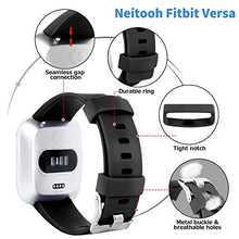 Load image into Gallery viewer, 4 x Packs Soft TPU Replacement wristband for Fitbit Versa/Versa 2/Fitbit Versa Lite Smartwatch