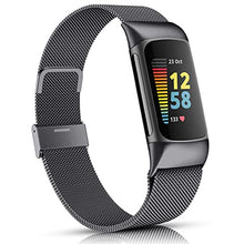 Load image into Gallery viewer, Stainless Steel Mesh Magnetic Strap Compatible with Fitbit Charge 5