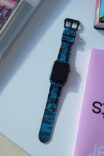 Load image into Gallery viewer, Ocean Blue Camo Apple Watch Strap - Apple Watch Strap - Le Luxe Straps