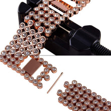 Load image into Gallery viewer, Pebble Diamond Steel Interlock - Luxe Strap