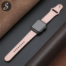 Load image into Gallery viewer, Button Buckle Leather