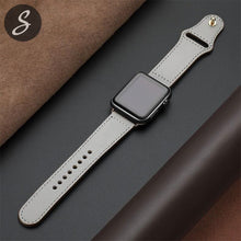 Load image into Gallery viewer, Button Buckle Leather