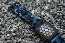 Load image into Gallery viewer, Navy Camo Apple Watch Strap - Apple Watch Strap - Le Luxe Straps