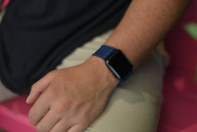 Load image into Gallery viewer, Navy Rubber Apple Watch Strap - Apple Watch Strap - Le Luxe Straps
