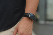 Load image into Gallery viewer, Black Rubber Apple Watch Strap - Apple Watch Strap - Le Luxe Straps