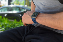 Load image into Gallery viewer, Navy Rubber Apple Watch Strap - Apple Watch Strap - Le Luxe Straps