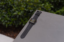 Load image into Gallery viewer, Black Rubber Apple Watch Strap - Apple Watch Strap - Le Luxe Straps