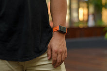 Load image into Gallery viewer, Orange Rubber Apple Watch Strap - Apple Watch Strap - Le Luxe Straps