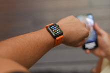Load image into Gallery viewer, Orange Rubber Apple Watch Strap - Apple Watch Strap - Le Luxe Straps