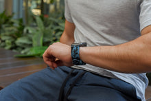 Load image into Gallery viewer, Navy Camo Apple Watch Strap - Apple Watch Strap - Le Luxe Straps