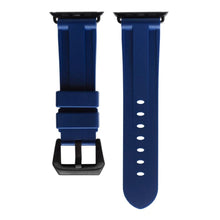 Load image into Gallery viewer, Navy Rubber Apple Watch Strap - Apple Watch Strap - Le Luxe Straps