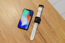 Load image into Gallery viewer, White Rubber Apple Watch Strap - Apple Watch Strap - Le Luxe Straps