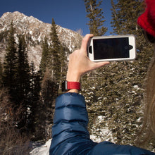 Load image into Gallery viewer, Tikband Nylon Apple Watch Band in Red