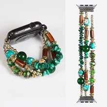 Load image into Gallery viewer, Boho Natural Stone Alloy Apple Watch Strap
