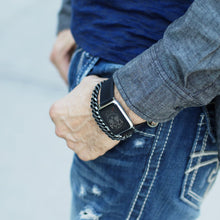 Load image into Gallery viewer, Carterjett Tire Tread Sport Apple Watch Band in Black - Cult of Mac Watch Store