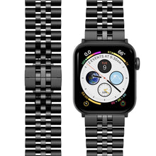 Load image into Gallery viewer, Black Apple watch strap