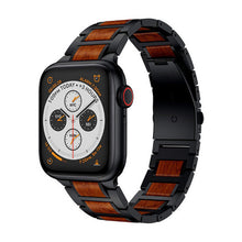 Load image into Gallery viewer, Red Sandalwood Stainless Steel Metal Band for Apple Watch -TIKBAND