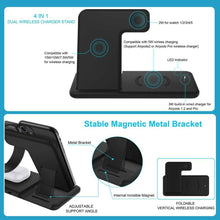 Load image into Gallery viewer, 15W Qi Fast Wireless Charger Stand - Luxe Strap