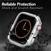 Load image into Gallery viewer, Quasar Protective Diamond Case Compatible With Apple Watch - Elegance & Splendour