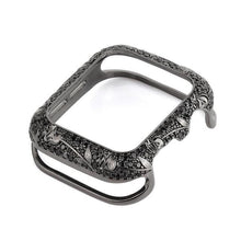 Load image into Gallery viewer, Armor Carved Diamond Protective Case Compatible With All Apple Watch Series - Elegance & Splendour
