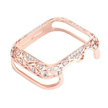 Load image into Gallery viewer, Armor Carved Diamond Protective Case Compatible With All Apple Watch Series - Elegance & Splendour