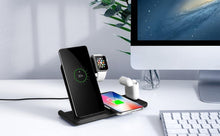 Load image into Gallery viewer, 15W Qi Fast Wireless Charger Stand - Luxe Strap