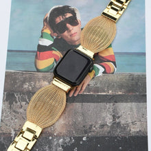 Load image into Gallery viewer, Metal Mesh Butterfly Strap For Apple Watch