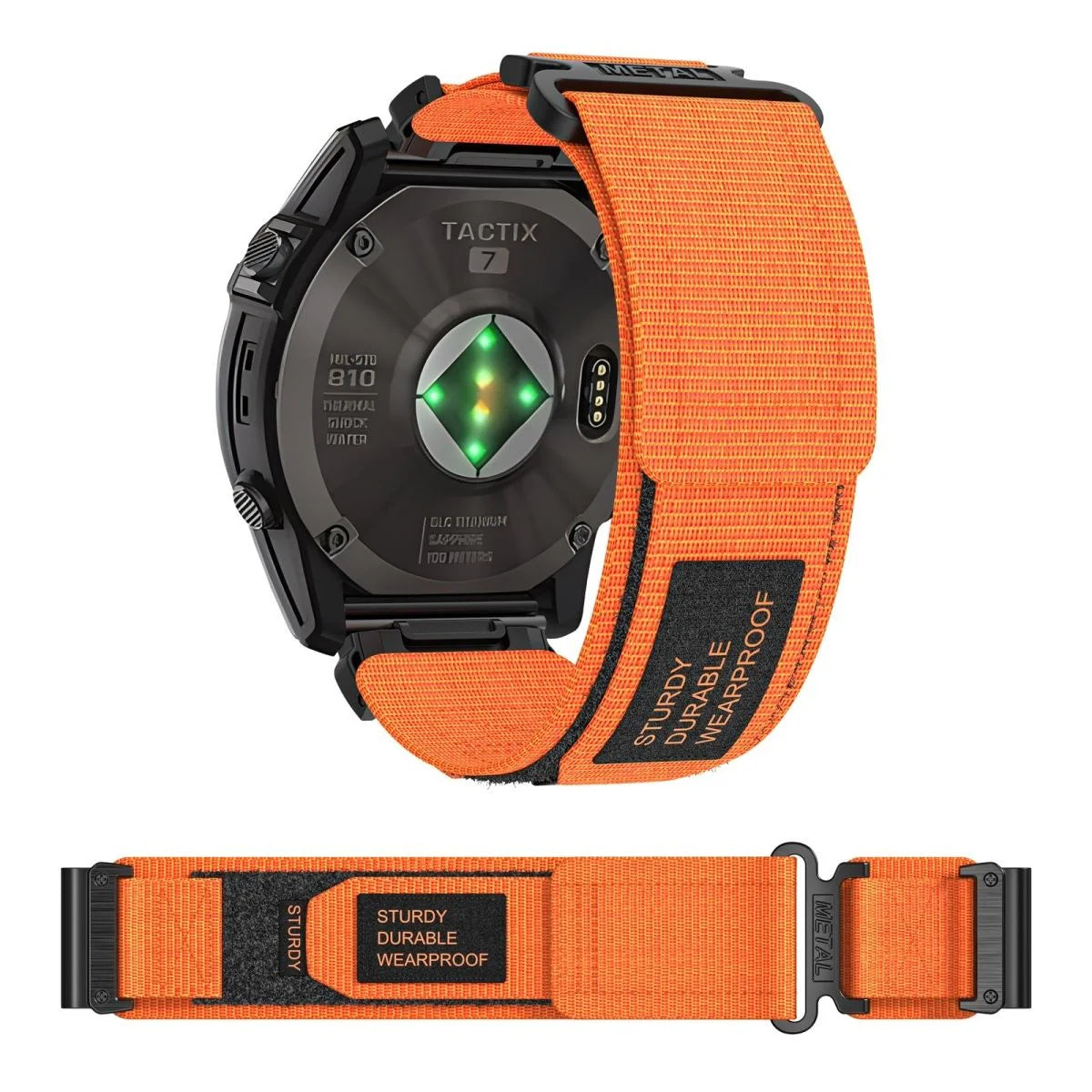 Garmin QuickFit Nylon Canvas Loop Velcro Band