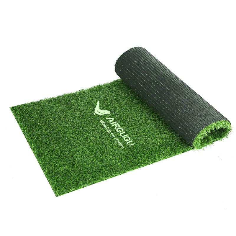 AIRGUGU Walking on Nature Green Artificial Lawn for Garden