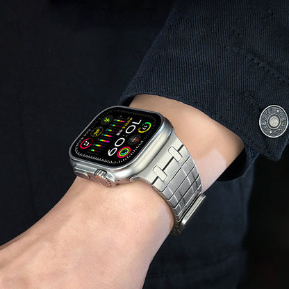 Frosted Stainless Steel Magnetic Band For Apple Watch